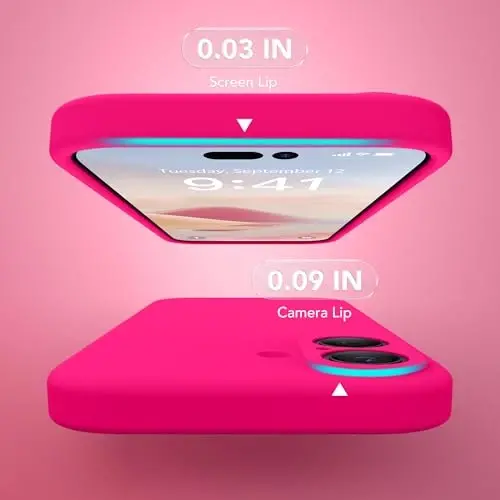 SuydanBox Magnetic for iPhone 16 Case, Compatible with MagSafe, [Screen Protector + Full Camera Protection], Silicone Shockproof Anti-Scratch Protective Phone Case for iPhone 16 6.1