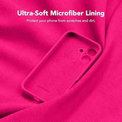SuydanBox Magnetic for iPhone 16 Case, Compatible with MagSafe, [Screen Protector + Full Camera Protection], Silicone Shockproof Anti-Scratch Protective Phone Case for iPhone 16 6.1