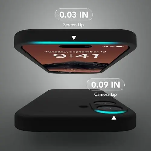 SuydanBox Magnetic for iPhone 16 Plus Case, Compatible with MagSafe, [Full Camera Protection][Screen Protector] Silicone Shockproof Protective Phone Case for iPhone 16 Plus 6.7