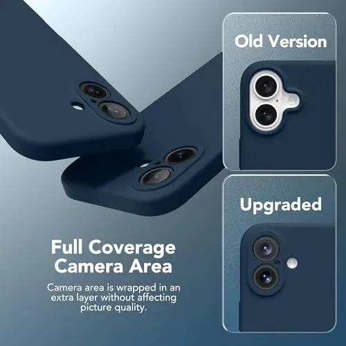 SuydanBox Magnetic for iPhone 16 Plus Case, Compatible with MagSafe, [Full Camera Protection][Screen Protector] Silicone Shockproof Protective Phone Case for iPhone 16 Plus 6.7