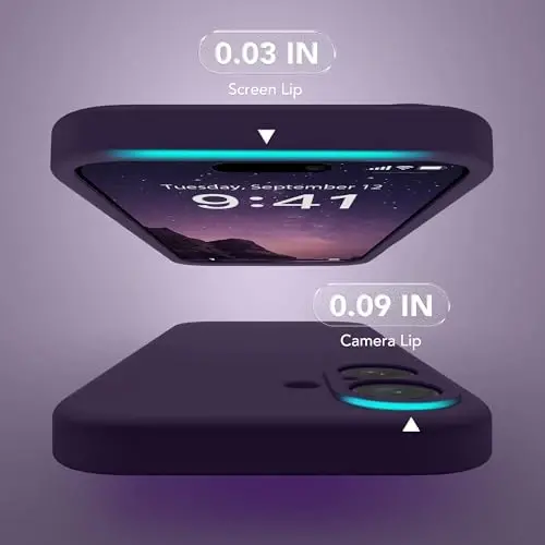 SuydanBox Magnetic for iPhone 16 Plus Case, Compatible with MagSafe, [Full Camera Protection][Screen Protector] Silicone Shockproof Protective Phone Case for iPhone 16 Plus 6.7