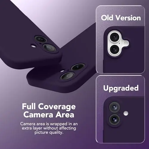 SuydanBox Magnetic for iPhone 16 Plus Case, Compatible with MagSafe, [Full Camera Protection][Screen Protector] Silicone Shockproof Protective Phone Case for iPhone 16 Plus 6.7