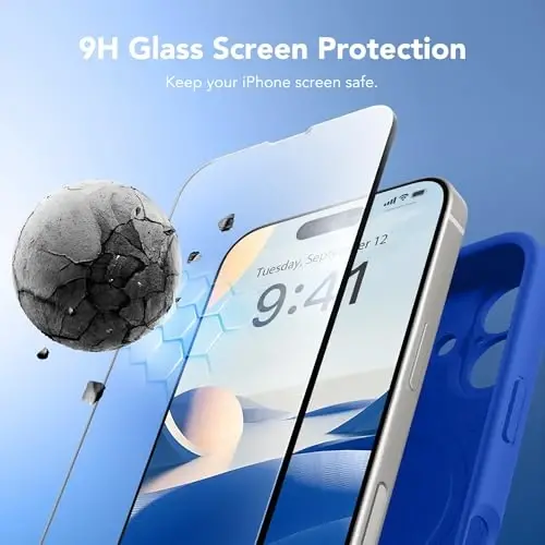 SuydanBox Magnetic for iPhone 16 Plus Case, Compatible with MagSafe, [Full Camera Protection][Screen Protector] Silicone Shockproof Protective Phone Case for iPhone 16 Plus 6.7