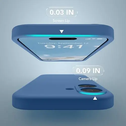 SuydanBox Magnetic for iPhone 16 Plus Case, Compatible with MagSafe, [Full Camera Protection][Screen Protector] Silicone Shockproof Protective Phone Case for iPhone 16 Plus 6.7