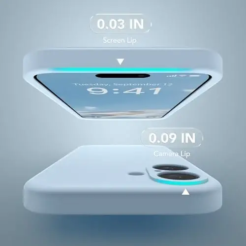 SuydanBox Magnetic for iPhone 16 Plus Case, Compatible with MagSafe, [Full Camera Protection][Screen Protector] Silicone Shockproof Protective Phone Case for iPhone 16 Plus 6.7