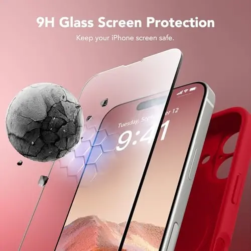 SuydanBox Magnetic for iPhone 16 Plus Case, Compatible with MagSafe, [Full Camera Protection][Screen Protector] Silicone Shockproof Protective Phone Case for iPhone 16 Plus 6.7