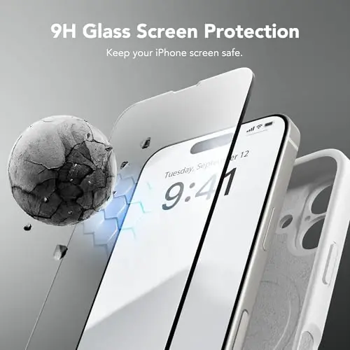 SuydanBox Magnetic for iPhone 16 Plus Case, Compatible with MagSafe, [Full Camera Protection][Screen Protector] Silicone Shockproof Protective Phone Case for iPhone 16 Plus 6.7