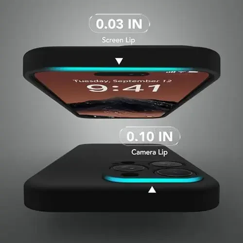 SuydanBox Magnetic for iPhone 16 Pro Case, Compatible with MagSafe, [Full Camera Protection][Screen Protector] Silicone Shockproof Protective Phone Case for iPhone 16 Pro 6.3