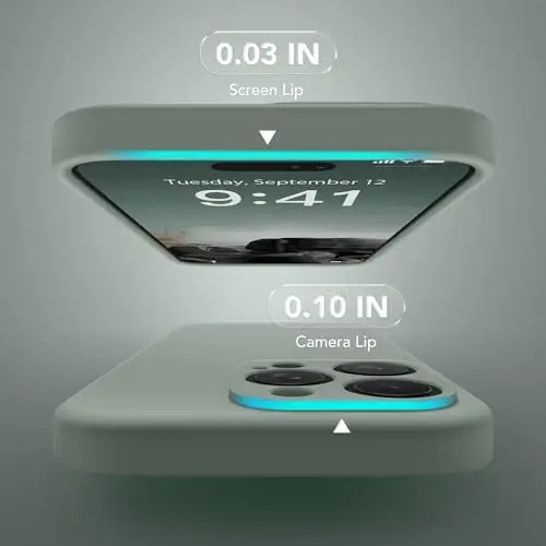 SuydanBox Magnetic for iPhone 16 Pro Case, Compatible with MagSafe, [Full Camera Protection][Screen Protector] Silicone Shockproof Protective Phone Case for iPhone 16 Pro 6.3