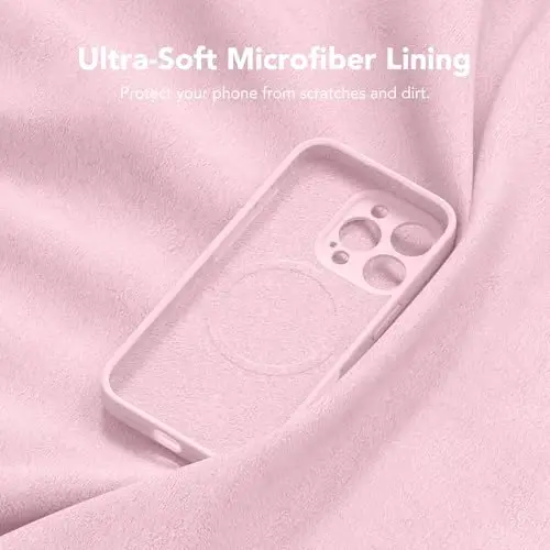 SuydanBox Magnetic for iPhone 16 Pro Case, Compatible with MagSafe, [Full Camera Protection][Screen Protector] Silicone Shockproof Protective Phone Case for iPhone 16 Pro 6.3