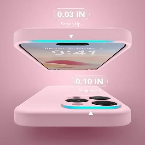 SuydanBox Magnetic for iPhone 16 Pro Case, Compatible with MagSafe, [Full Camera Protection][Screen Protector] Silicone Shockproof Protective Phone Case for iPhone 16 Pro 6.3