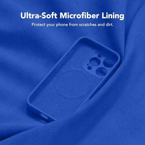 SuydanBox Magnetic for iPhone 16 Pro Case, Compatible with MagSafe, [Full Camera Protection][Screen Protector] Silicone Shockproof Protective Phone Case for iPhone 16 Pro 6.3