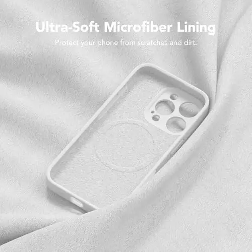 SuydanBox Magnetic for iPhone 16 Pro Case, Compatible with MagSafe, [Full Camera Protection][Screen Protector] Silicone Shockproof Protective Phone Case for iPhone 16 Pro 6.3