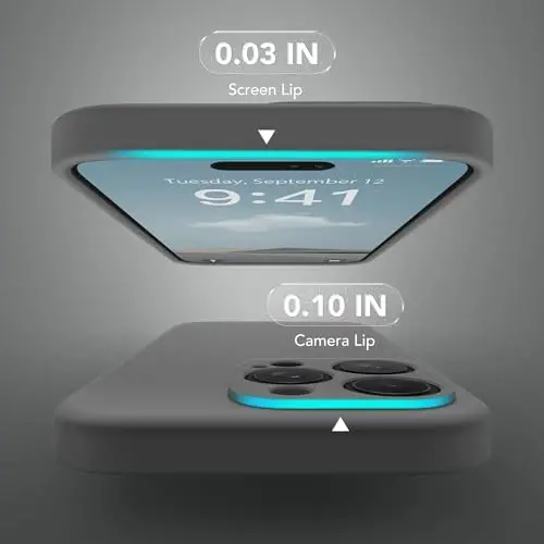 SuydanBox Magnetic for iPhone 16 Pro Max Case, Compatible with MagSafe, [Full Camera Protection][Screen Protector] Silicone Shockproof Protective Phone Case for iPhone 16 Pro Max 6.9