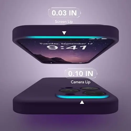 SuydanBox Magnetic for iPhone 16 Pro Max Case, Compatible with MagSafe, [Full Camera Protection][Screen Protector] Silicone Shockproof Protective Phone Case for iPhone 16 Pro Max 6.9