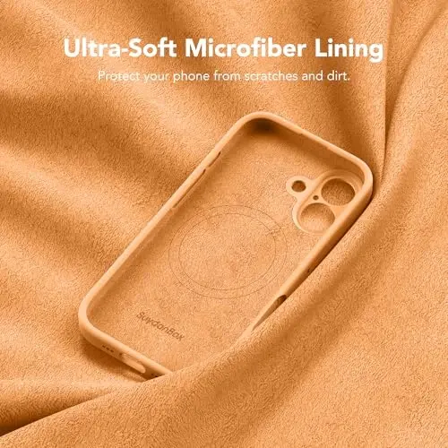 SuydanBox Magnetic for iPhone 17 Case, Compatible with MagSafe, [Full Camera Protection][Screen Protector] Silicone Shockproof Protective Phone Case for iPhone 17 6.3