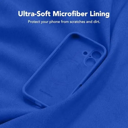 SuydanBox Magnetic for iPhone 17 Case, Compatible with MagSafe, [Full Camera Protection][Screen Protector] Silicone Shockproof Protective Phone Case for iPhone 17 6.3