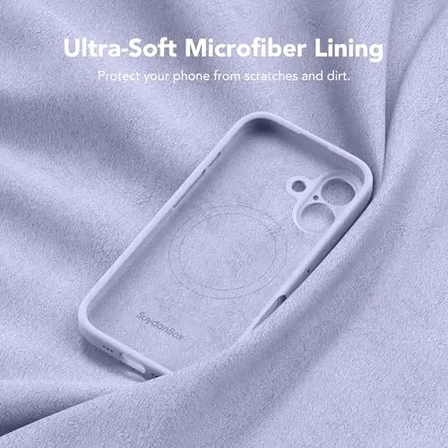 SuydanBox Magnetic for iPhone 17 Case, Compatible with MagSafe, [Full Camera Protection][Screen Protector] Silicone Shockproof Protective Phone Case for iPhone 17 6.3