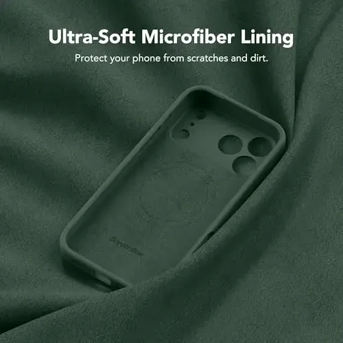 SuydanBox Magnetic for iPhone 17 Pro Case, Compatible with MagSafe, [Full Camera Protection][Screen Protector] Silicone Shockproof Protective Phone Case for iPhone 17 Pro 6.3