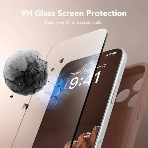 SuydanBox Magnetic for iPhone 17 Pro Case, Compatible with MagSafe, [Full Camera Protection][Screen Protector] Silicone Shockproof Protective Phone Case for iPhone 17 Pro 6.3