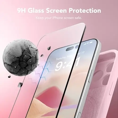 SuydanBox Magnetic for iPhone 17 Pro Case, Compatible with MagSafe, [Full Camera Protection][Screen Protector] Silicone Shockproof Protective Phone Case for iPhone 17 Pro 6.3