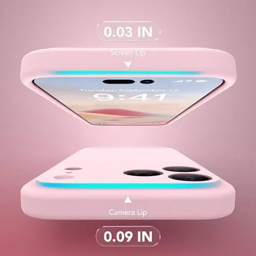 SuydanBox Magnetic for iPhone 17 Pro Case, Compatible with MagSafe, [Full Camera Protection][Screen Protector] Silicone Shockproof Protective Phone Case for iPhone 17 Pro 6.3