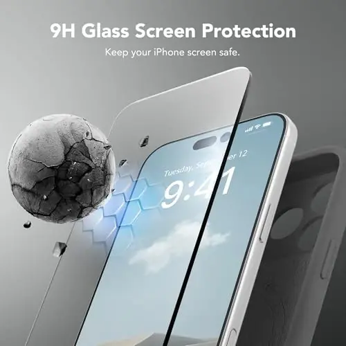 SuydanBox Magnetic for iPhone 17 Pro Case, Compatible with MagSafe, [Full Camera Protection][Screen Protector] Silicone Shockproof Protective Phone Case for iPhone 17 Pro 6.3