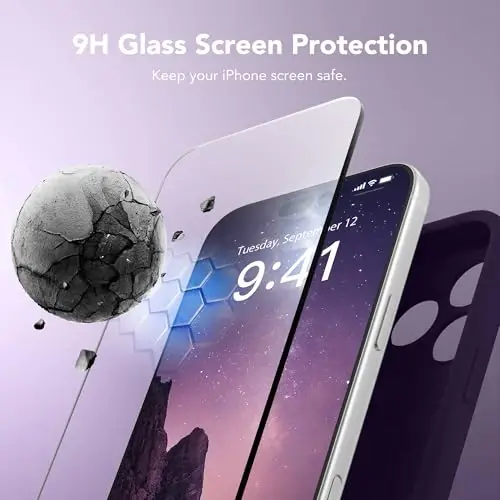 SuydanBox Magnetic for iPhone 17 Pro Case, Compatible with MagSafe, [Full Camera Protection][Screen Protector] Silicone Shockproof Protective Phone Case for iPhone 17 Pro 6.3