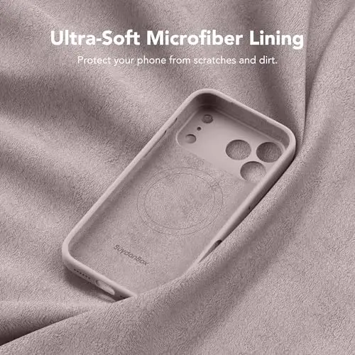 SuydanBox Magnetic for iPhone 17 Pro Case, Compatible with MagSafe, [Full Camera Protection][Screen Protector] Silicone Shockproof Protective Phone Case for iPhone 17 Pro 6.3