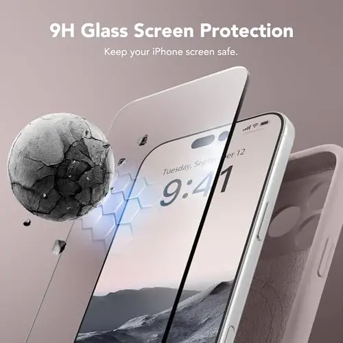 SuydanBox Magnetic for iPhone 17 Pro Case, Compatible with MagSafe, [Full Camera Protection][Screen Protector] Silicone Shockproof Protective Phone Case for iPhone 17 Pro 6.3