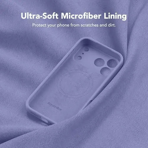 SuydanBox Magnetic for iPhone 17 Pro Case, Compatible with MagSafe, [Full Camera Protection][Screen Protector] Silicone Shockproof Protective Phone Case for iPhone 17 Pro 6.3