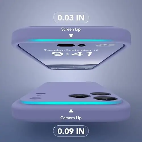 SuydanBox Magnetic for iPhone 17 Pro Case, Compatible with MagSafe, [Full Camera Protection][Screen Protector] Silicone Shockproof Protective Phone Case for iPhone 17 Pro 6.3