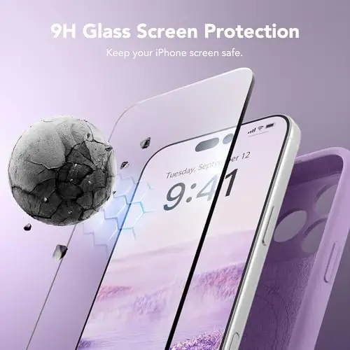 SuydanBox Magnetic for iPhone 17 Pro Case, Compatible with MagSafe, [Full Camera Protection][Screen Protector] Silicone Shockproof Protective Phone Case for iPhone 17 Pro 6.3