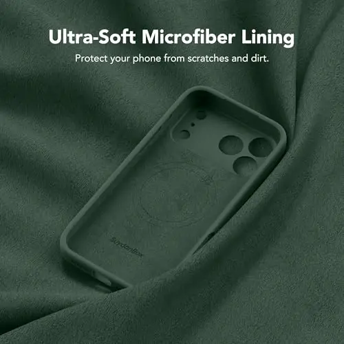 SuydanBox Magnetic for iPhone 17 Pro Max Case, Compatible with MagSafe, [Full Camera Protection][Screen Protector] Silicone Shockproof Protective Phone Case for iPhone 17 Pro Max 6.9