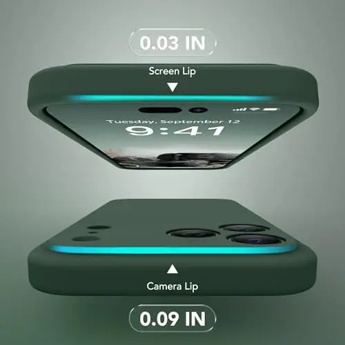 SuydanBox Magnetic for iPhone 17 Pro Max Case, Compatible with MagSafe, [Full Camera Protection][Screen Protector] Silicone Shockproof Protective Phone Case for iPhone 17 Pro Max 6.9