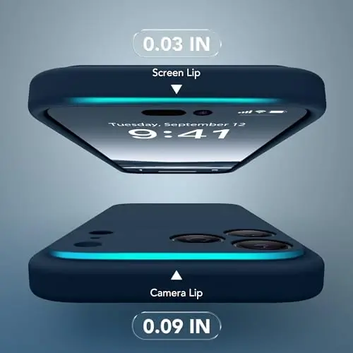 SuydanBox Magnetic for iPhone 17 Pro Max Case, Compatible with MagSafe, [Full Camera Protection][Screen Protector] Silicone Shockproof Protective Phone Case for iPhone 17 Pro Max 6.9