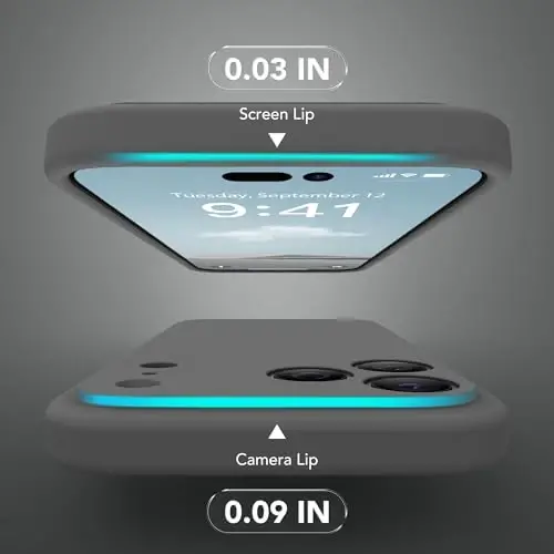 SuydanBox Magnetic for iPhone 17 Pro Max Case, Compatible with MagSafe, [Full Camera Protection][Screen Protector] Silicone Shockproof Protective Phone Case for iPhone 17 Pro Max 6.9