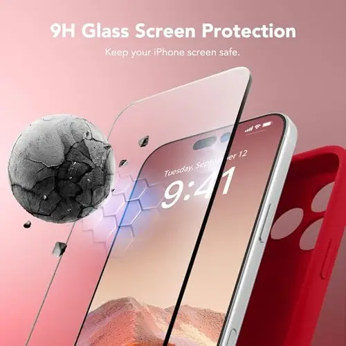 SuydanBox Magnetic for iPhone 17 Pro Max Case, Compatible with MagSafe, [Full Camera Protection][Screen Protector] Silicone Shockproof Protective Phone Case for iPhone 17 Pro Max 6.9