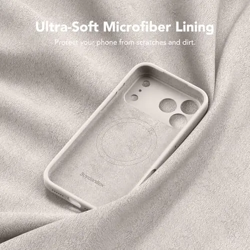 SuydanBox Magnetic for iPhone 17 Pro Max Case, Compatible with MagSafe, [Full Camera Protection][Screen Protector] Silicone Shockproof Protective Phone Case for iPhone 17 Pro Max 6.9