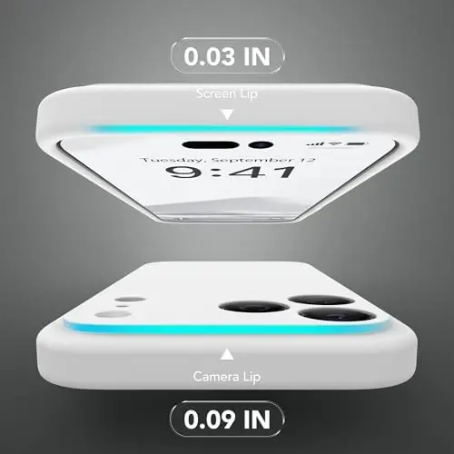 SuydanBox Magnetic for iPhone 17 Pro Max Case, Compatible with MagSafe, [Full Camera Protection][Screen Protector] Silicone Shockproof Protective Phone Case for iPhone 17 Pro Max 6.9