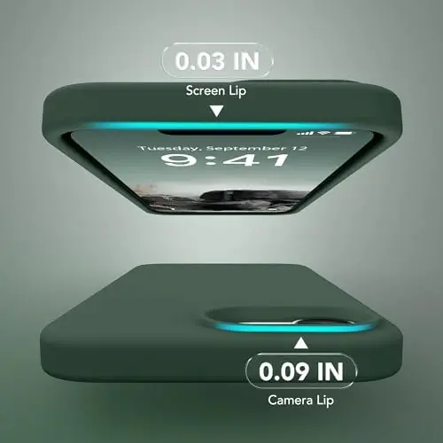 SuydanBox Magnetic for iPhone 17e/iPhone 16e Case, Compatible with MagSafe, [Soft Anti-Scratch Microfiber Lining] Slim Silicone Shockproof Protective Phone Case for iPhone 17e/16e 6.1