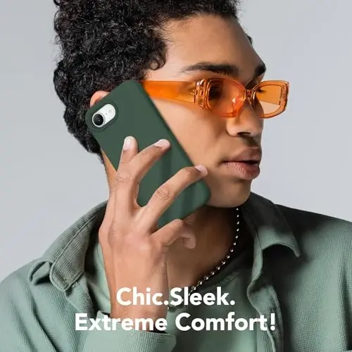 SuydanBox Magnetic for iPhone 17e/iPhone 16e Case, Compatible with MagSafe, [Soft Anti-Scratch Microfiber Lining] Slim Silicone Shockproof Protective Phone Case for iPhone 17e/16e 6.1