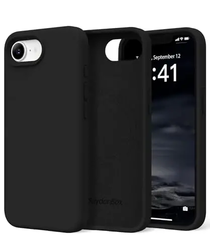 SuydanBox Magnetic for iPhone 17e/iPhone 16e Case, Compatible with MagSafe, [Soft Anti-Scratch Microfiber Lining] Slim Silicone Shockproof Protective Phone Case for iPhone 17e/16e 6.1