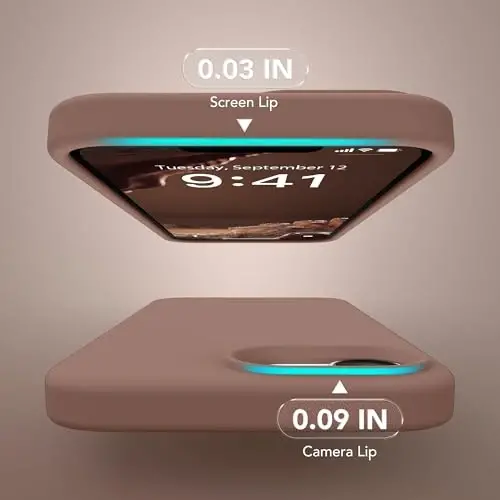 SuydanBox Magnetic for iPhone 17e/iPhone 16e Case, Compatible with MagSafe, [Soft Anti-Scratch Microfiber Lining] Slim Silicone Shockproof Protective Phone Case for iPhone 17e/16e 6.1