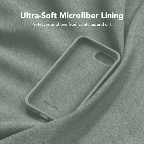 SuydanBox Magnetic for iPhone 17e/iPhone 16e Case, Compatible with MagSafe, [Soft Anti-Scratch Microfiber Lining] Slim Silicone Shockproof Protective Phone Case for iPhone 17e/16e 6.1