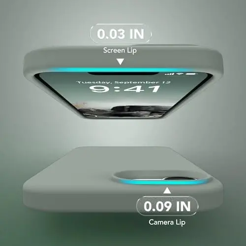 SuydanBox Magnetic for iPhone 17e/iPhone 16e Case, Compatible with MagSafe, [Soft Anti-Scratch Microfiber Lining] Slim Silicone Shockproof Protective Phone Case for iPhone 17e/16e 6.1