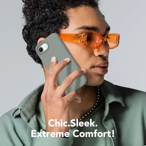 SuydanBox Magnetic for iPhone 17e/iPhone 16e Case, Compatible with MagSafe, [Soft Anti-Scratch Microfiber Lining] Slim Silicone Shockproof Protective Phone Case for iPhone 17e/16e 6.1