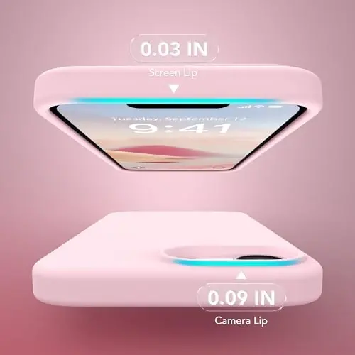 SuydanBox Magnetic for iPhone 17e/iPhone 16e Case, Compatible with MagSafe, [Soft Anti-Scratch Microfiber Lining] Slim Silicone Shockproof Protective Phone Case for iPhone 17e/16e 6.1