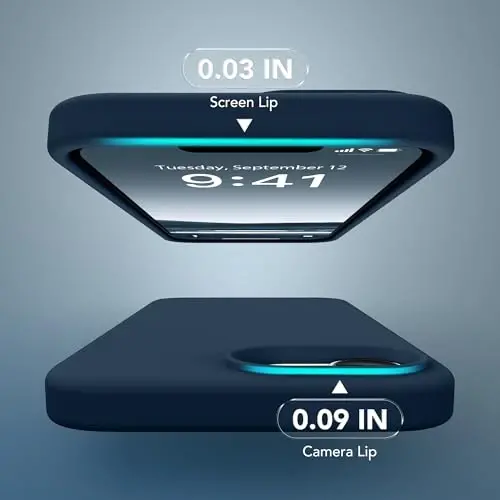 SuydanBox Magnetic for iPhone 17e/iPhone 16e Case, Compatible with MagSafe, [Soft Anti-Scratch Microfiber Lining] Slim Silicone Shockproof Protective Phone Case for iPhone 17e/16e 6.1