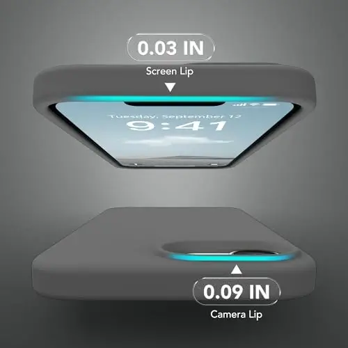 SuydanBox Magnetic for iPhone 17e/iPhone 16e Case, Compatible with MagSafe, [Soft Anti-Scratch Microfiber Lining] Slim Silicone Shockproof Protective Phone Case for iPhone 17e/16e 6.1